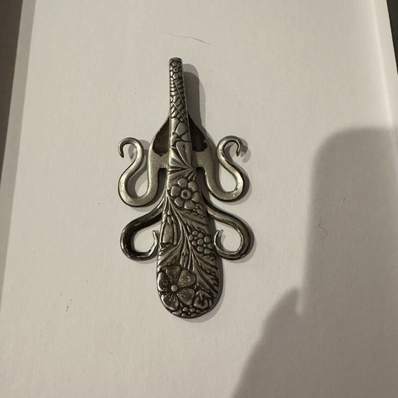 Vintage Sterling Silver Hand Crafted Fork Pendant for Necklace - Picture 1 of 3